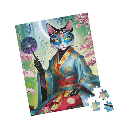 Cyberpunk Geisha Puzzle (110, 252, 520, 1014-piece)