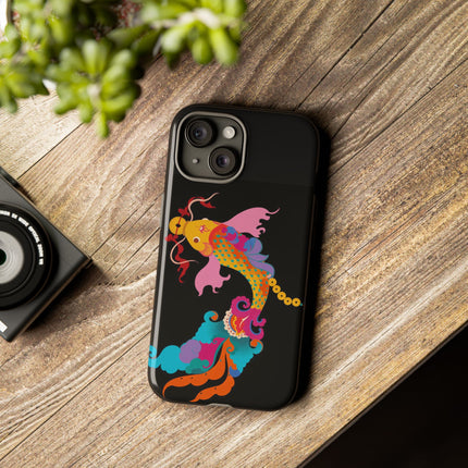 Golden Koi Phone Case – Lucky Swim & Vibrant Fortune