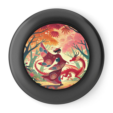 Dragon Fairy’s Dance Wham-O Frisbee – Graceful Flames & Maple Magic