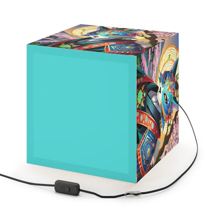 Cyberpunk Samurai Light Cube Lamp