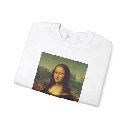 Mona Lisa by Leonardo da Vinci Unisex Heavy Blend™ Crewneck Sweatshirt