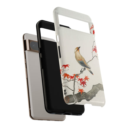 Japanese Bird on Maple by Ohara Koson Phone Cases