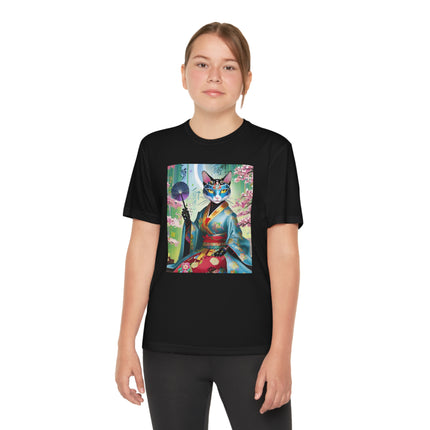 Cyberpunk Geisha Youth Competitor Tee
