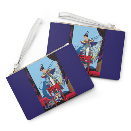 A Visual Journey by Umberto Brunelleschi Clutch Bag