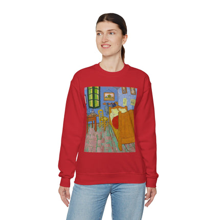 The Bedroom by Vincent van Gogh Heavy Blend™ Crewneck Sweatshirt