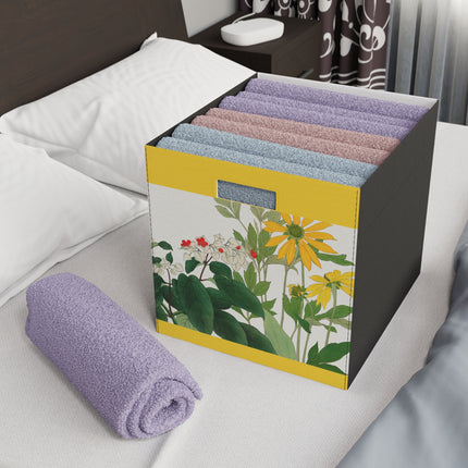 Clerodendrum & Rudbeckia by Tanigami Kônan Felt Storage Box