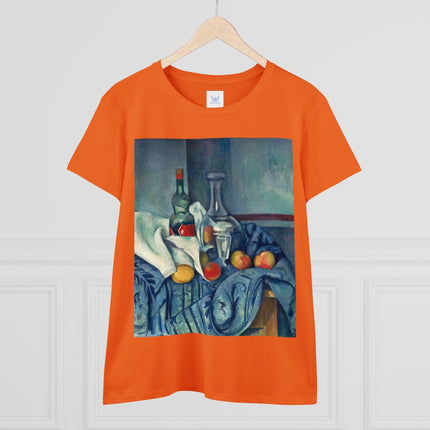 The Peppermint Bottle by Paul Cézanne Women's Midweight Cotton Tee