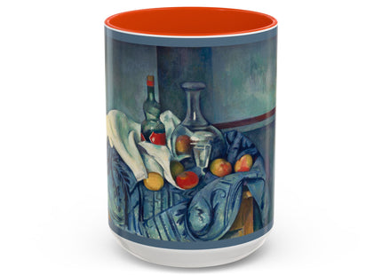 The Peppermint Bottle by Paul Cézanne Colorful Mugs (11oz, 15oz)