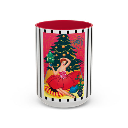 Art Deco Christmas Enchantment Colorful Mugs (11oz, 15oz)