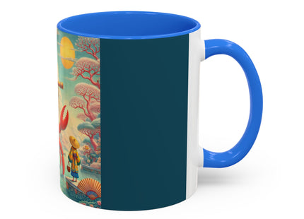The Celestial Crab Navigator Colorful Mugs (11oz, 15oz)
