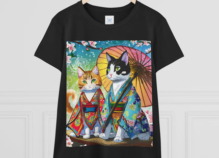 Kimono Kitties Cotton Tee