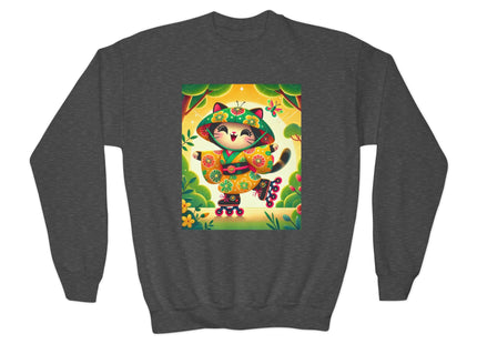 Firefly Dance on Wheels Youth Crewneck Sweatshirt