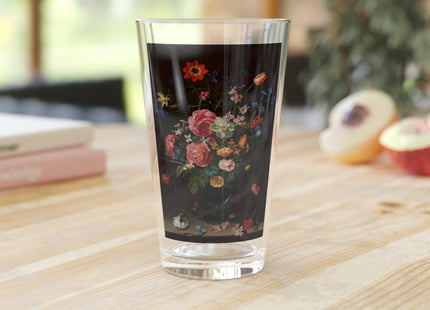 A Bouquet of Flowers by Clara Peeters Glass, 16oz