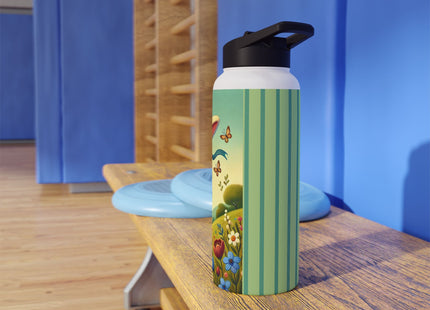 Rabbit Gladiator Stainless Steel Water Bottle, Standard Lid