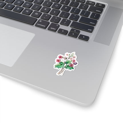 Chinese Primrose botanical illustration by Pierre-Joseph Redouté Kiss-Cut Stickers (4 Sizes)