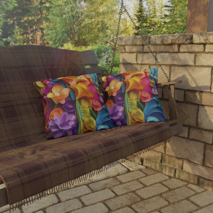 The Graceful Freesia Outdoor Pillows