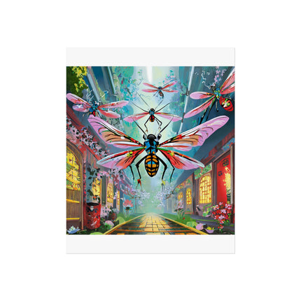 Neon Swarm Fine Art Posters