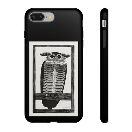 Horned Owl by Samuel Jessurun de Mesquita Phone Cases