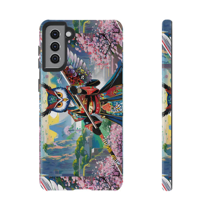 Cyberpunk Samurai Owl Phone Cases