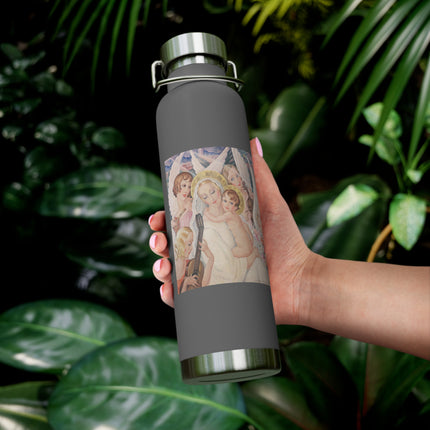 Madonna with Child Surrounded by Musical Angels by Gerda Wegener Copper Vacuum Insulated Bottle, 22oz