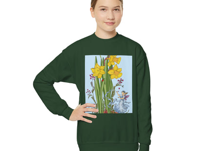 Daffodil Fairy Youth Crewneck Sweatshirt