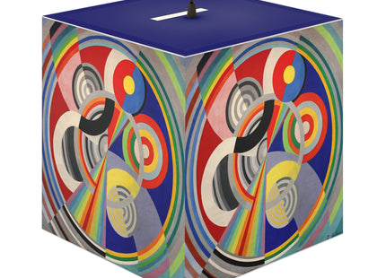 Rythme No. 1 by Robert Delaunay Light Cube Lamp