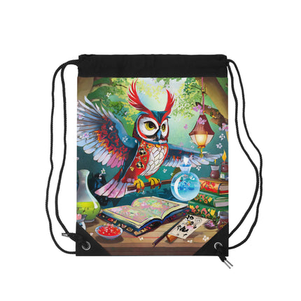 Owl's Magical Drawstring Bag