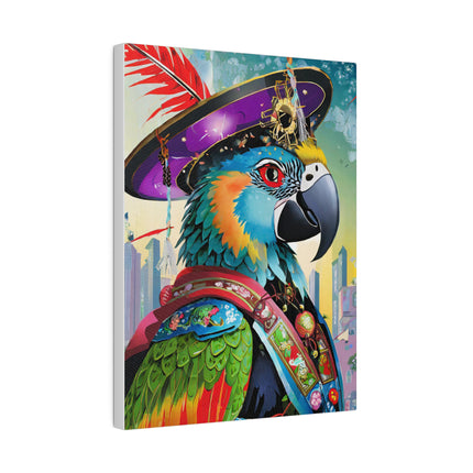 Tech Plumes Matte Canvas, Stretched, 0.75"