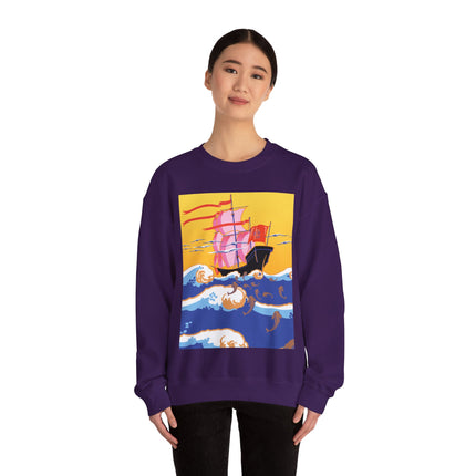 Golden Seas and Whimsical Dreams Heavy Blend™ Crewneck Sweatshirt