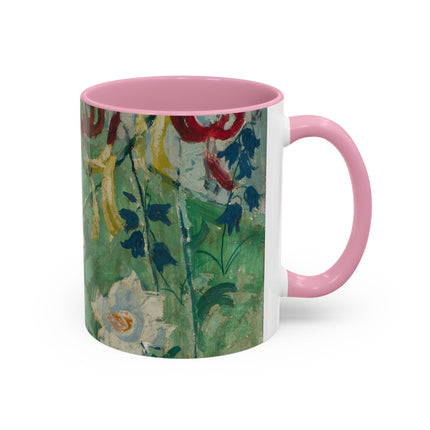 Flowers by August Babberger Colorful Mugs (11oz, 15oz)