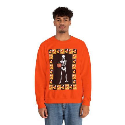 Candy Corn Skeleton Unisex Heavy Blend™ Crewneck Sweatshirt