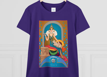 April & Diamond (from the Gem Series) by Sofia Chiostri Women's Midweight Cotton Tee