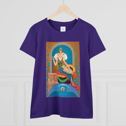 April & Diamond (from the Gem Series) by Sofia Chiostri Women's Midweight Cotton Tee
