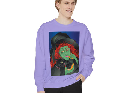 Mirror, Mirror A Witch's Touch Unisex Garment-Dyed Sweatshirt
