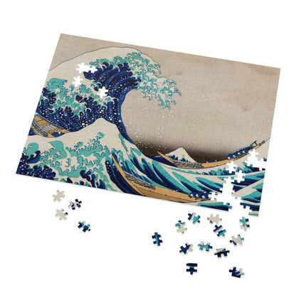 The Great Wave off Kanagawa by Katsushika Hokusai Puzzle (30, 110, 252, 500-Piece)