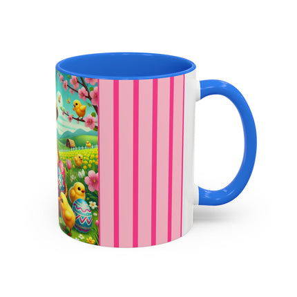 Geisha Kitten’s Easter Delight Colorful Mugs (11oz, 15oz)