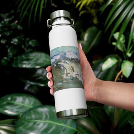 The Wave by Karl Hagemeister Copper Vacuum Insulated Bottle, 22oz
