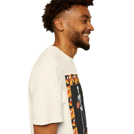 Candy Corn Skeleton Unisex Garment-Dyed T-shirt
