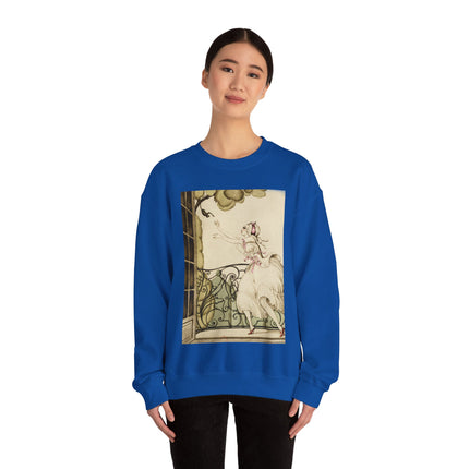 Sur talons rouges (On Red Heels) pl 02 by Gerda Wegener Heavy Blend™ Crewneck Sweatshirt
