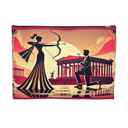 Art Deco Valentine's Romance Accessory Pouch