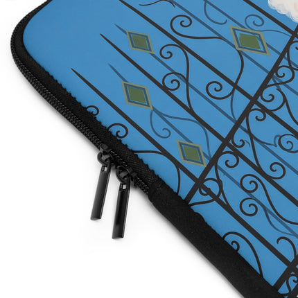 🎭🌹 The Lady Behind The Gilded Gates Laptop Sleeve – Art Deco Masquerade Elegance