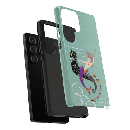 Mermaid on Seahorse Phone Case – Mythic Ocean Grace