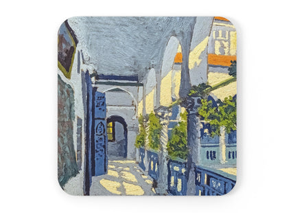 Gallery of a Moroccan Riad Cork Back Coaster