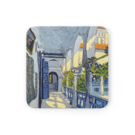 Gallery of a Moroccan Riad Cork Back Coaster