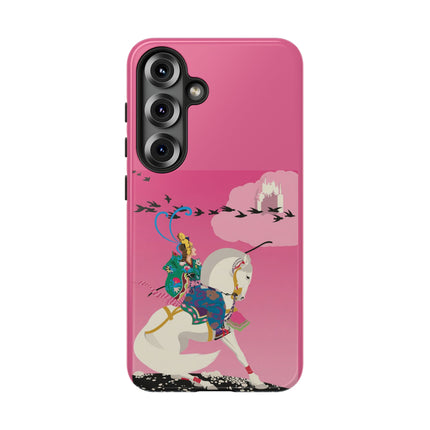 Samurai Princess on the White Steed Phone Case – Epic Grace & Mythic Power