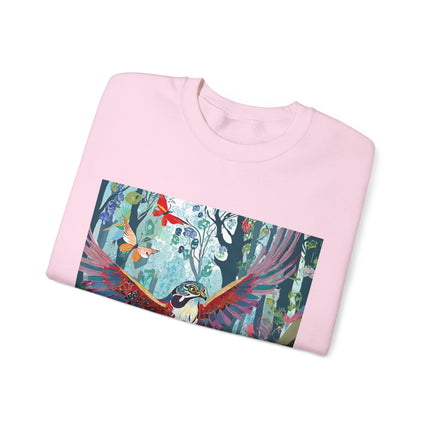 Colorful Raptor Unisex Heavy Blend™ Crewneck Sweatshirt