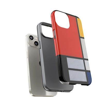 Composition with Red, Yellow, Blue, and Black by Piet Mondrian Phone Cases
