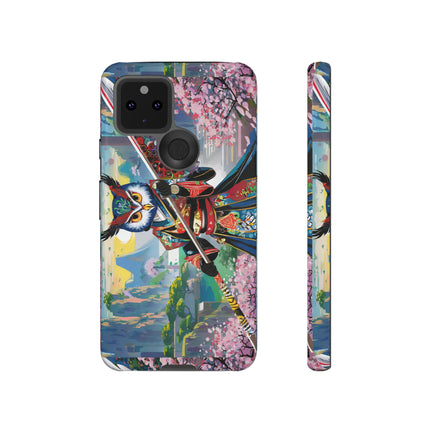 Cyberpunk Samurai Owl Phone Cases