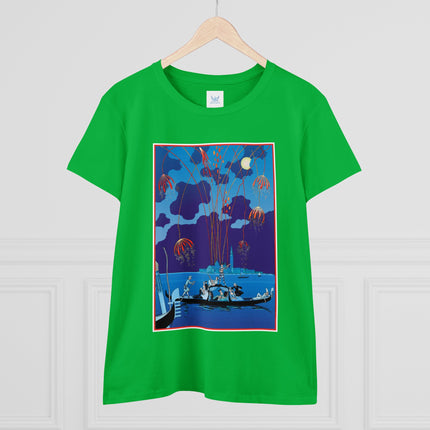 Fireworks in Venice by George Barbier Women's Midweight Cotton Tee