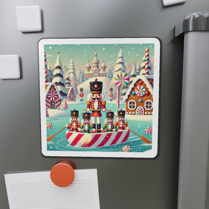 Nutcracker Candy-Striped Adventure Die-Cut Magnets (5 Sizes)